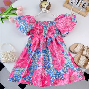 Bear Leader Christmas Clothing Summer Fashion Clothes for Baby Girls 2023 Korean Style Cartoon Dots Print Dresses Kids Casual Clothing Outfits Toddler Dress for 2-7 Years Old