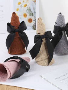 Summer Butterfly Knot Empty Top Sun Protection Hat Women Foldable Outdoor Beach Hat Large Brim Straw Hat Casual Style