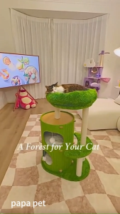Cat tree Durable Cat condo Multi Layers with Scratching Posts Sturdy Cat Furniture Indoor For Cats