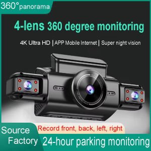 EKLEVA 1080P 4CH Hidden Dash Cam with APP Night Vision Motion Detection 24/7 Parking Monitor G-Sensor Loop Recording WDR Blackbox Car DVR