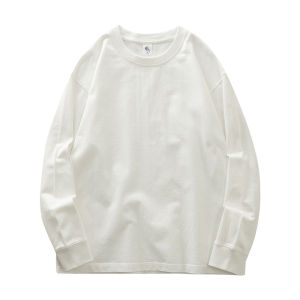 DUKEEN | Cotton Long Sleeve Spring T-Shirt White