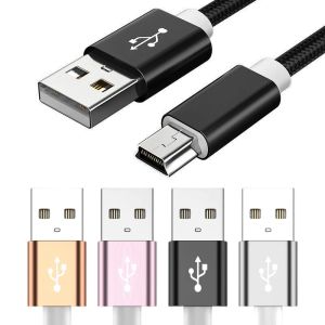 Short Mini USB to USB Cable Fast Charger for Digital Camera HDD Car DVR MP3 Player 0.25M 1M 3M