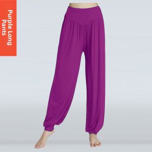 Comfortable Modal Plus Size Yoga Pants for Dance TaiChi Exercise