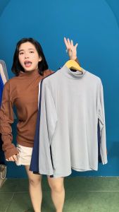 Áo thun nam tay dài thun gân tăm lạnh chất mát mềm đẹp thoáng khí form basic chuẩn VNO137