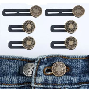 6 Pcs Jeans and Pants Button Extenders: Universal Waist Expander for Women and Men Instant Belt Extension Solution