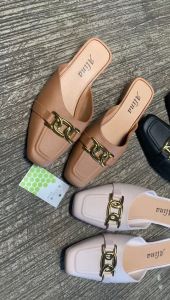 Sandal Wanita Terbaru/Sepatu Sendal Jelly Import Alina 2036-1/Sendal Slip On Karet Korea Kekinian