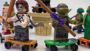 ขายส่ง KF6125 ชุดนินจาบล็อกคนตัวเล็กอนุภาคขนาดเล็กใส่ถุงของเล่นเต่า