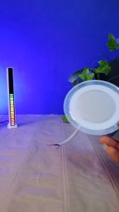 Lampu Downlight LED 5w 6w Panel inbow Bulat 2.5 inch 090 Putih Kuning natural biru ungu Hias plafon