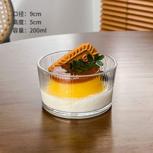 Ice Cream Bowl Internet Celebrity Hammered Sugar Water Bowl Fruit Yogurt Bowl Birds Nest Breakfast Bowl Ins Vertical Dessert Glass Bowl