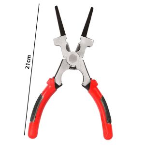 Kìm Hàn Đa Chức Năng 8 Inch Miệng Phẳng Độ Cứng Cao Dụng Cụ Phụ Trợ MIG Để Cắt Dây Và Loại Bỏ Thép Cacbon