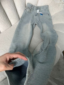QIANCHANGNAAI | Light Color Starry Sky Print Flared Denim Pants