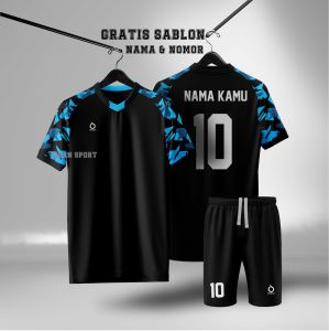 stelan Jersey gratis sablon nama+nomor punggung futsal pria wanita olahraga