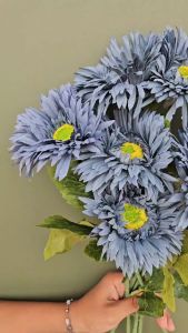 Buket Bunga Garbera Daisy Panjang Dekorasi Hiasan Artificial Pernikahan Decorasi