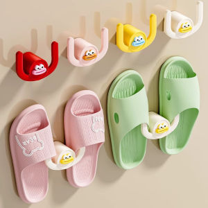 1 ชิ้น - ตะขอเก็บของในห้องน้ําอเนกประสงค์ - ตะขอกาวไม่เจาะรู - ตะขอเก็บรองเท้าแตะในห้องน้ํา - เหมาะสําหรับบ้าน