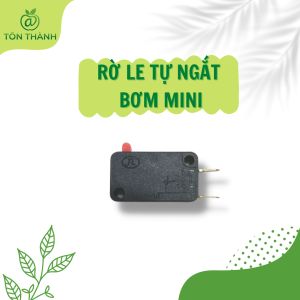 CÔNG TẮC RỜ LE TỰ NGẮT MÁY BƠM MINI 12V