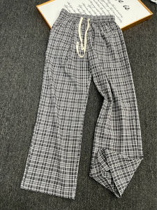 Quần Ống Đứng Nam Mùa Hè Cleanfit Quần Ống Rộng Thoải Mái Mát Mẻ Quần Dài Vừa Vặn Thường Ngày Quần Vải Len Cotton Pha Trộn