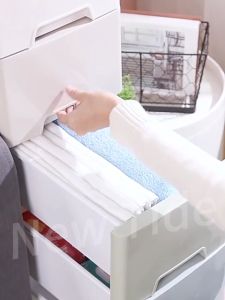 Macoron Drawer Cabinet Plastic Narrow Cabinet Space Savers Kitchen Gap Storage Rack Megabox Movable Bathroom Organizer with Wheels Slim Drawer