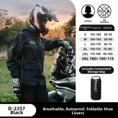 DUHAN | Motorcycle Raincoat Separate Set for Riders Waterproof