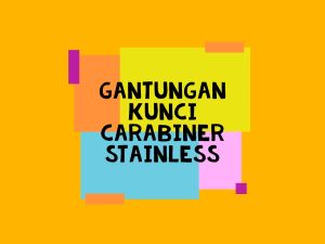 Gantungan Carabiner Barang Multifungsi Stainless Anti Karat Tebal Untuk Dompet & Kunci Mobil