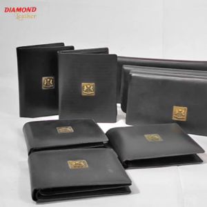 Checkers Black Klasik Dompet Kulit Checkers Model Lipat