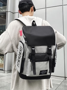 SUNMAN Oxford Spinning กระเป๋าเป้สะพายหลังลําลองความจุขนาดใหญ่สําหรับผู้ชายและผู้หญิงปิดซิปกันน้ําสไตล์ญี่ปุ่นและเกาหลีใต้