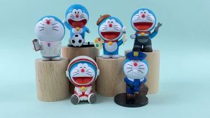 Set 6 mô hình Doraemon nghề nghiệp siêu cute-Mẫu mới 2024