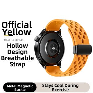 YOURSTAR | Magnetic Buckle Breathable Silicone Watch Band