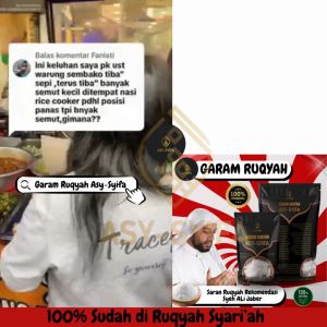 Garam Ruqyah bidara asysyifa Original Untuk yang sulit jodoh karena ‘ain Dan Aura Wajah Yang Tertutup 500 grm annajah anur assur alqholas