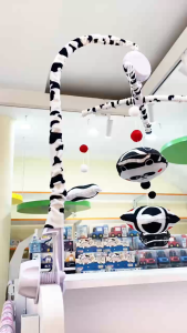 Đồ Chơi Treo Nôi Cũi Phát Nhạc 36 Bài Hát Tự Động Quay Cao Cấp Baby Crib Mobile Cho Bé Sơ Sinh Lalala Baby