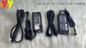 Sạc Laptop Acer 19V–3.42A – 65W (Adapter Acer 19V – 3.42A – 65W) Kèm dây nguồn - New BH12T