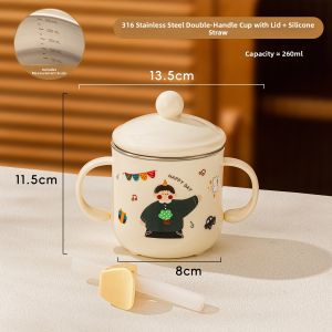 TREEJACK | 316 Stainless Steel Toddler Learning Drinking Cup