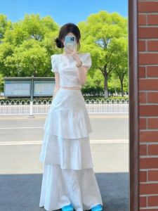 CHANGTONG | Elegant Soft Style Skirt Set 2026 Summer