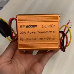 ตัวแปลงไฟ SUOER DC-206 20A 24V TO 12V Power Transformer": "ตัวแปลงไฟ SUOER DC-206 20A 24V เปลี่ยนแปลงไฟ 12V สำหรับรถบรรทุที่ตั้ง 24V",