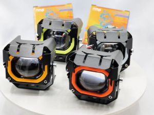 ไฟสปอร์ตไลท์ led หลายสี แสงสูงและแสงน้อย 60W 2สี ขาว+เหลือง สปอร์ตไลท์ led มอเตอร์ไซค์ ไฟหน้า led มอเตอร์ไซค์ สปอร์ตไลท์ มอเตอร์ไซค์