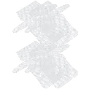 1-4Pcs Plastic Mesh Canvas Sheets for Embroidery Clear Mesh Blank Canvas Sheets Purse Making Bag Sewing Canvas Sheets DIY Bag