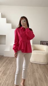 Severli THERE Shirt | Kemeja Kerja | Atasan Wanita | Atasan Kemeja