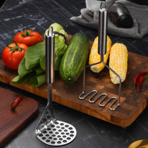 gumahus | Manual Potato Masher with Wavy Design