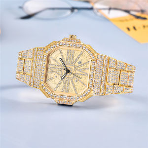 CLIBEFR Iced Out Men Watch: A Guide to Square Diamond Quartz Luxury Wrist Watches