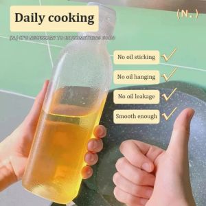 300ml/500ml/1000ml Oil Bottle Kitchen Oil Spray Bottle Condiment Squeeze Bottles