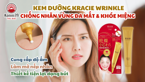 KEM DƯỠNG CHỐNG NHĂN VÙNG MẮT VÀ KHÓE MIỆNG KRACIE WRINKLE (TUÝP 30GR)