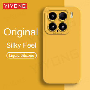 For Xiaomi 15 Case YIYONG Original Liquid Silicone Soft Cover For Xiaomi Mi 15 14 Xiomi Mi14  Mi15 Xiaomi15 Pro 5G Phone Cases