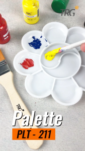 TRG Palet Tempat Alas Lukis Cat Air Akrilik Poster PLT-211 - Watercolor Acrylic Paint Palette TRG
