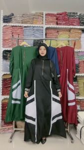 BAJU GAMIS RANAYA MAXI M L XL CRINKLE AIR FLOW
