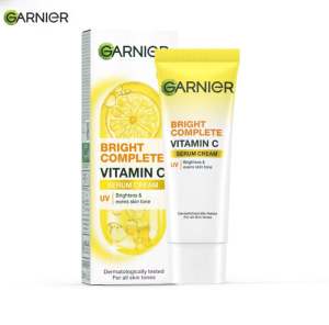 Garnier Cream Serum UV Bright Complete & Sakura Glow 20ML - Krim Serum Wajah