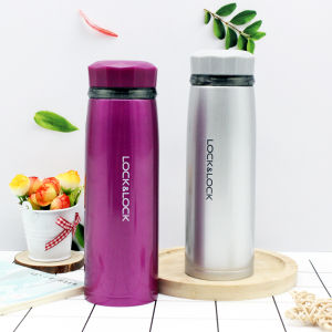 Lock Lock Thermal Insulation Tumbler Stainless Steel Womens Korean Style Portable Large Capacity Outdoor Simplicity Paint-Free Student Cup