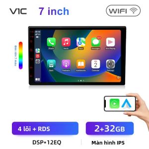 Đầu Radio Đa Phương Tiện Junsun Màn Hình Cảm Ứng 7/9/10 Inch Tích Hợp CarPlay Và Android Auto GPS Dành Cho Xe VW Fiat Peugeot Nissan Seat Renault