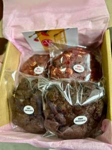 Assorted New York Cookies (Box of 4) by Des Isabella Bakes