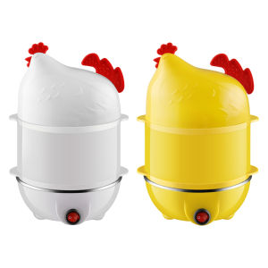 Double Layer Electric Boiled Egg Cooker Boiler Maker Rapid Heating Stainless Steel Steamer Pan Cooking Tool