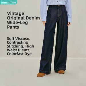 INMAN | Retro Raw Wide Leg Womens Jeans