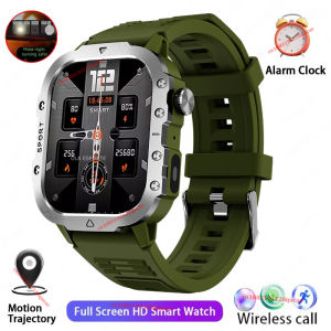 2026 New Rugged Smart Watch Men 3ATM Outdoor Sports Fitness Tracker Blood Pressure Health Monitoring BT Call GPS Smartwatch Ht30